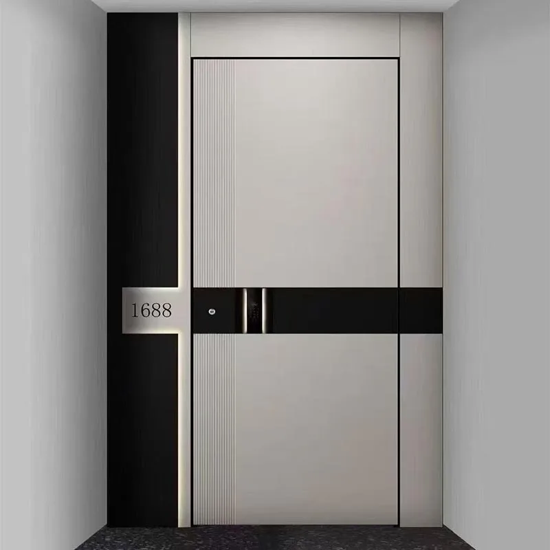 Integral geformte Tür aus Aluminiumguss