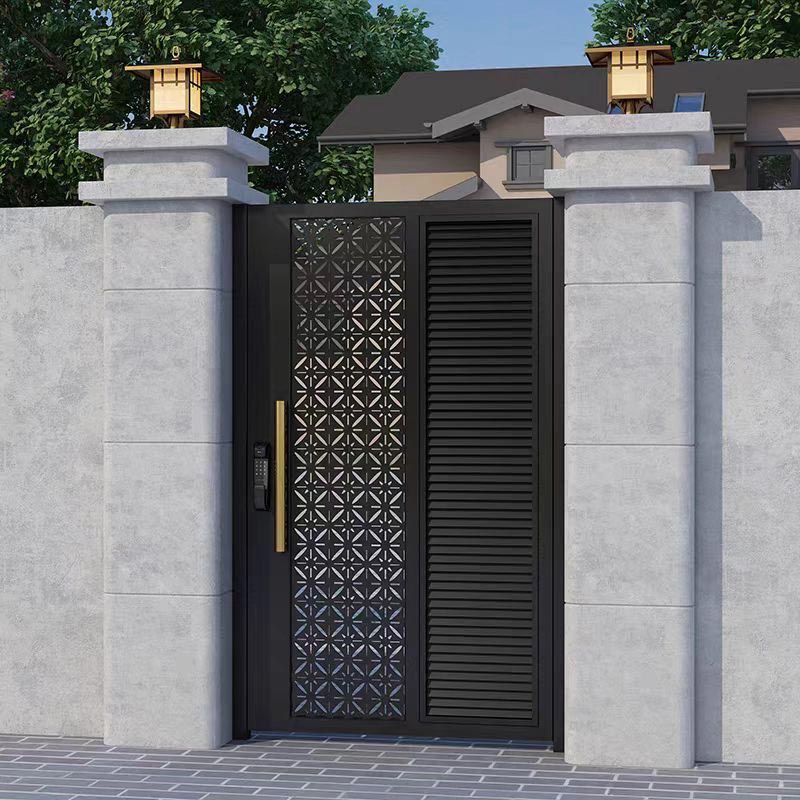 Integriertes Kupfer-Aluminium-Haupttor der Villa